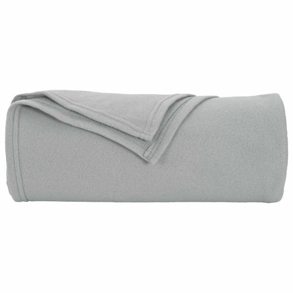 Wohndecken 6 stk. Grau 170 x 130 cm 1.86 kg Fleece