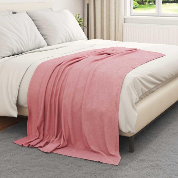 Wohndecken 6 Stk. Rosa 170 x 130 cm 1.86 Fleece