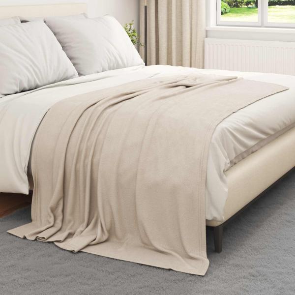 Wohndecken 24 stk. Beige 200 x 150 cm 10.41 kg Fleece