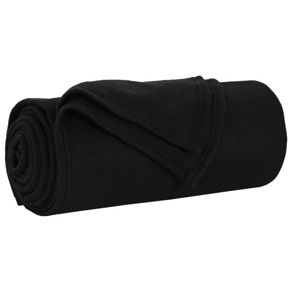 Wohndecken 24 stk. Schwarz 270 x 240 cm 21.77 kg Fleece