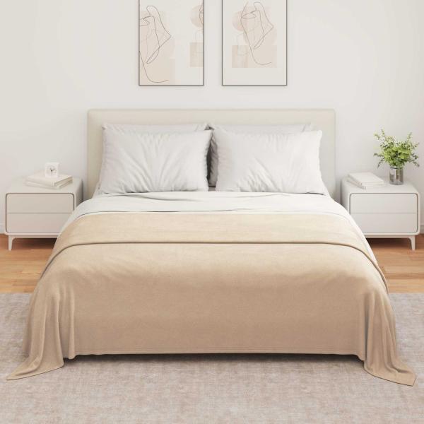 Wohndecke Kamel 280 x 210 cm 0.8 kg Fleece