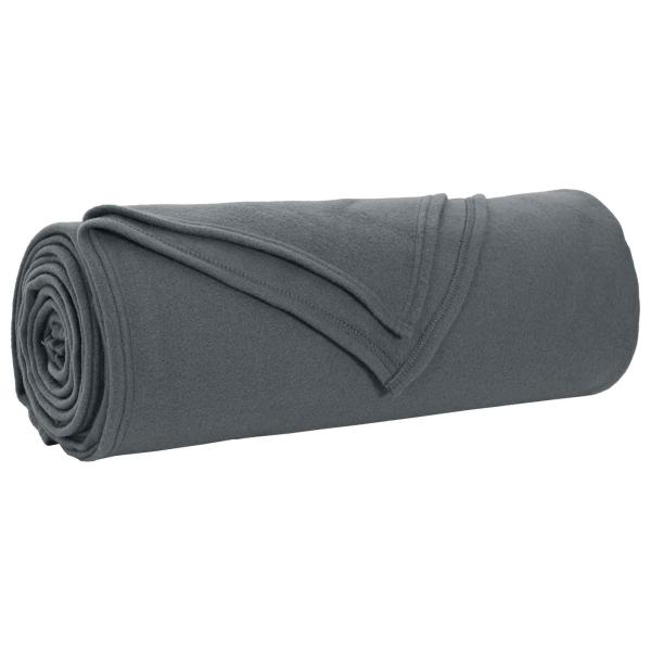 Wohndecken 6 stk. Dunkelgrau 280 x 210 cm 4.88 kg Fleece
