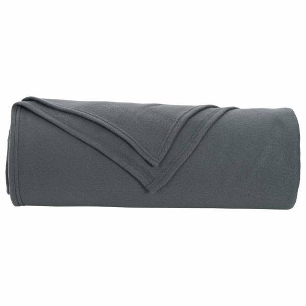 Wohndecken 6 stk. Dunkelgrau 280 x 210 cm 4.88 kg Fleece