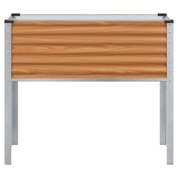 Gartenblumentopf Hellbraun 100 x 45 x 90 cm Verzinkter Stahl