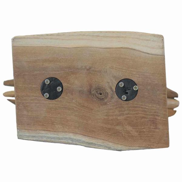 Weihnachtsstern Braun 31 x 15 x 46 cm Massivholz Teak