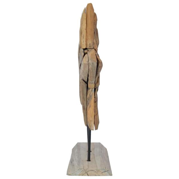 Weihnachtsstern Braun 43,5 x 13,5 x 59 cm Massivholz Teak