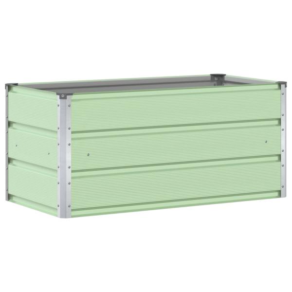 Pflanzkübel Pastellgrün 100 x 50 x 45 cm Verzinkter Stahl