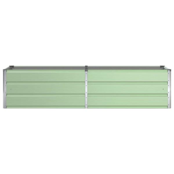 Pflanzkübel Pastellgrün 195 x 50 x 45 cm Verzinkter Stahl