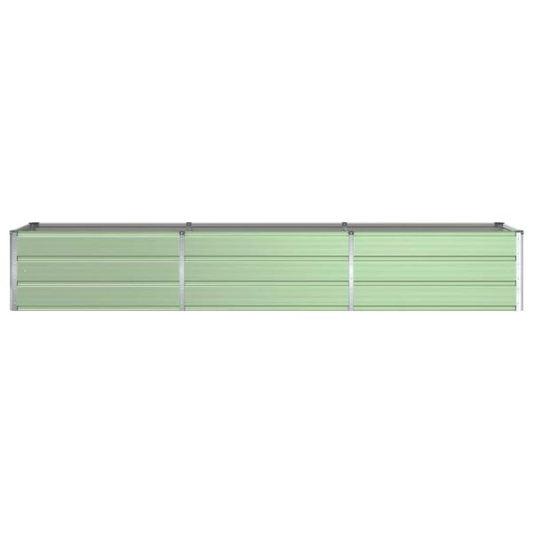 Pflanzkübel Pastellgrün 290 x 50 x 45 cm Verzinkter Stahl