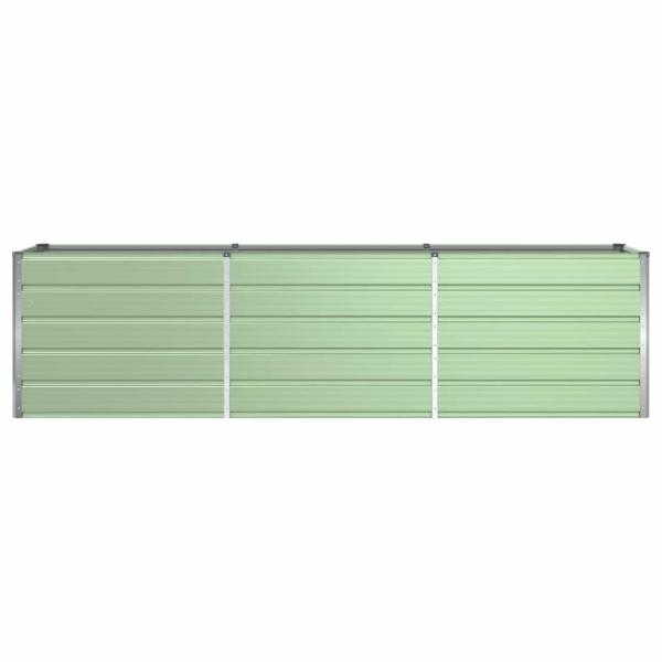 Pflanzkübel Pastellgrün 290 x 50 x 75 cm Verzinkter Stahl