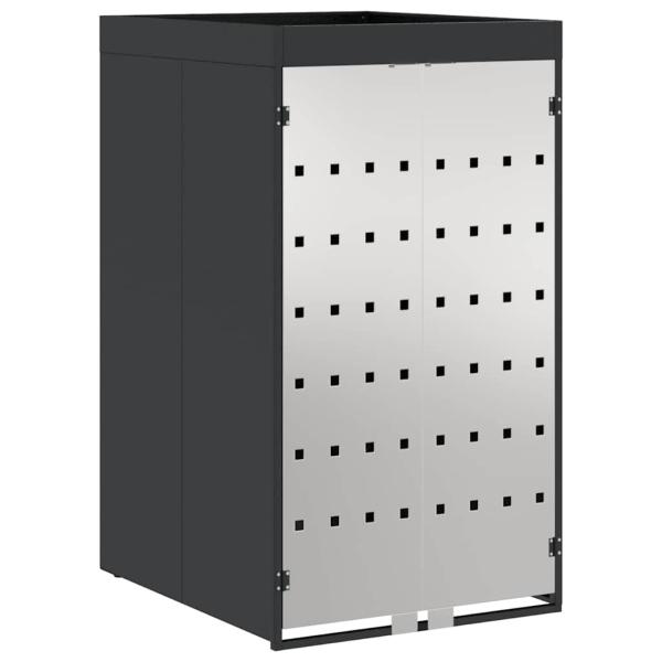 Mülltonnenbox mit Pflanzerdach für 240L Tonne Edelstahl