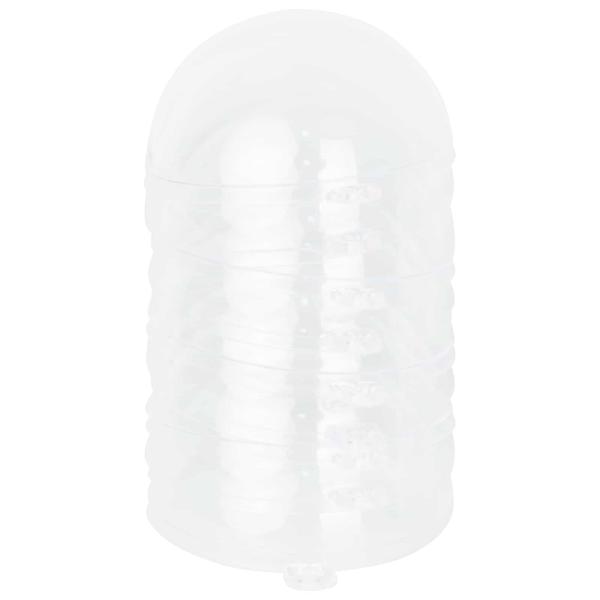 Weihnachtskugel-Set 50 stk. Transparent Ø 5 cm Kunststoff