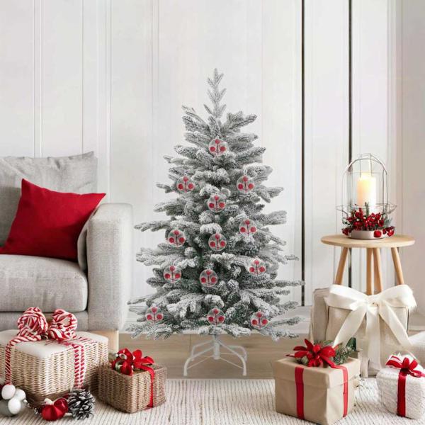 ARDEBO.de - Weihnachtskugel-Set 25 stk. Transparent Ø 8 cm Kunststoff