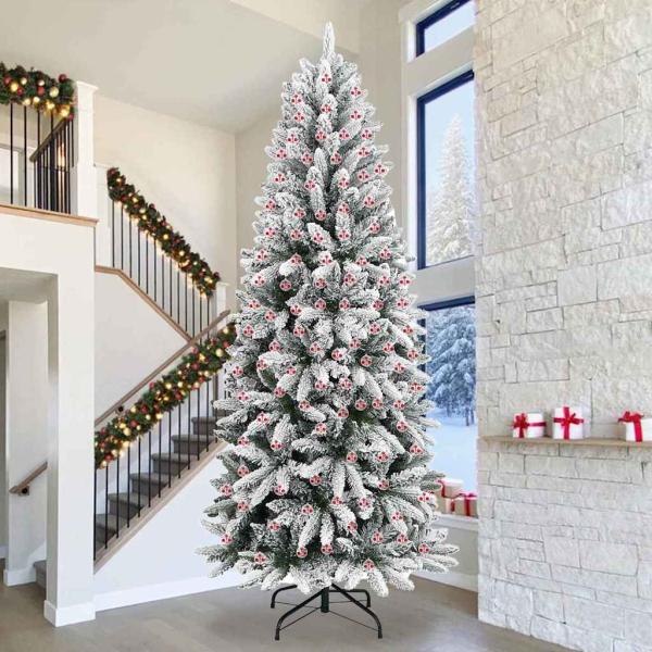ARDEBO.de - Weihnachtskugel-Set 200 stk. Transparent Ø 5 cm Kunststoff