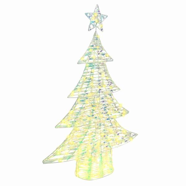 Weihnachtsbaum 120 LEDs Warmweiß 120,5 cm PET