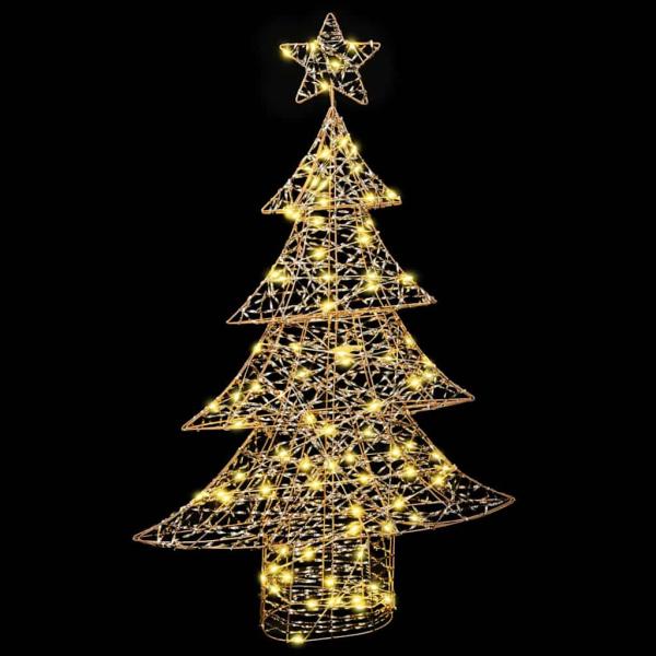 Weihnachtsbaum 120 LEDs Warmweiß 120,5 cm PET