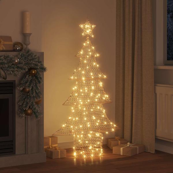 Weihnachtsbaum 160 LEDs Warmweiß 151 cm PET