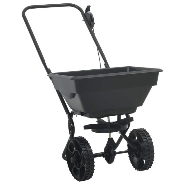 Streuer Schwarz 82 x 46 x 75 cm PVC und Stahl