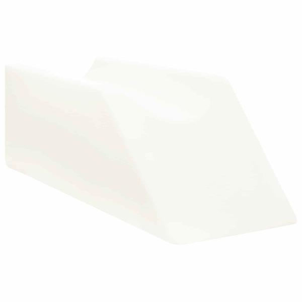 Beinkissen Uni Weiß 68 x 25 x 21,5 cm PU-Schaum