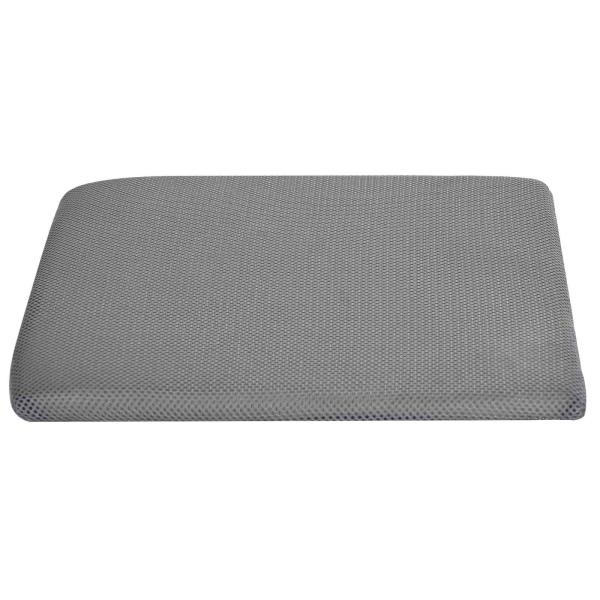 Sitzkissen Grau 39 x 38 x 8,5 cm PU-Schaum