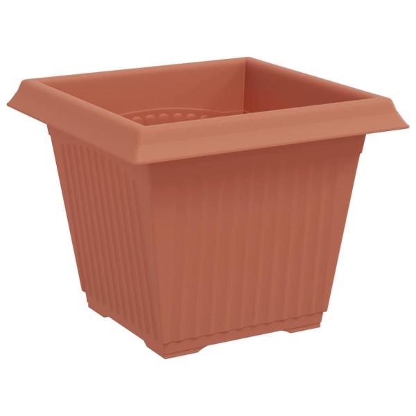 Quadratischer Blumentopf 24 stk. Ziegelrot 20 x 20 x 16 cm