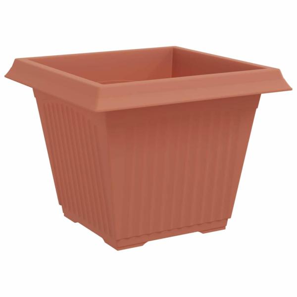 Quadratischer Blumentopf 24 stk. Ziegelrot 43 x 43 x 33,5 cm