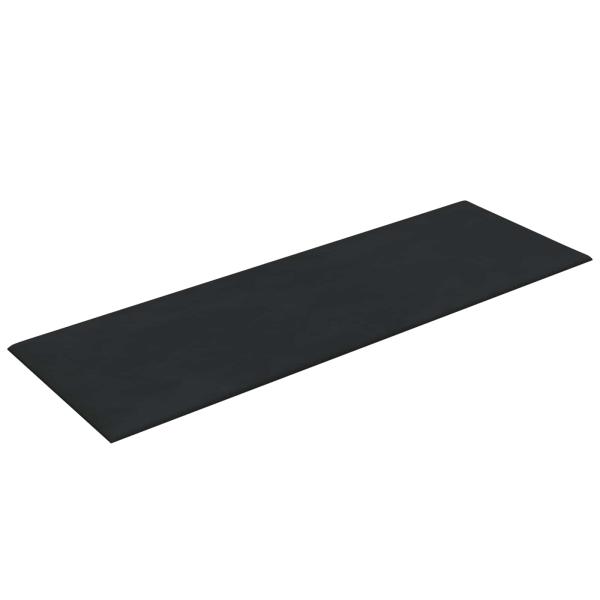 Wandkopfteilen 12 Stk. Schwarz Samt