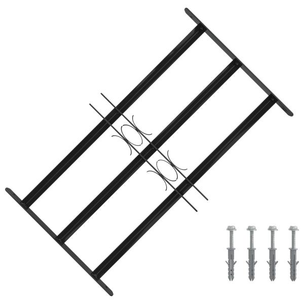 ARDEBO.de - Fenstersicherheitsgitter 75,5 x 45 cm Galvanisiertes Stahl