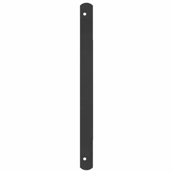 Fenstergitter 116 x 45 cm Pulverbeschichteter Stahl Schwarz