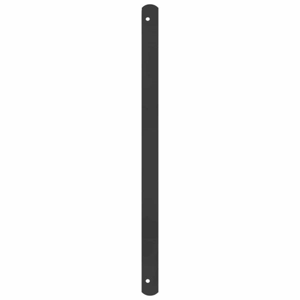 Fenstergitter 115 x 60 cm Pulverbeschichteter Stahl Schwarz