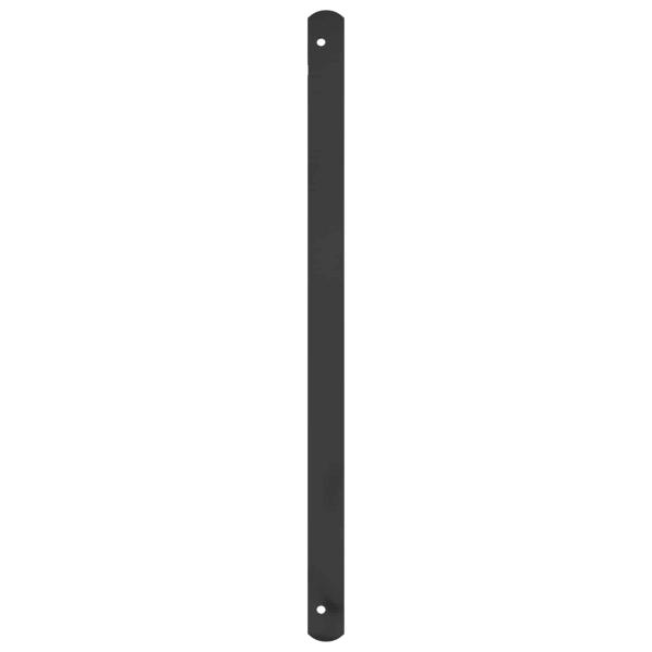 Fenstergitter 175 x 60 cm Pulverbeschichteter Stahl Schwarz