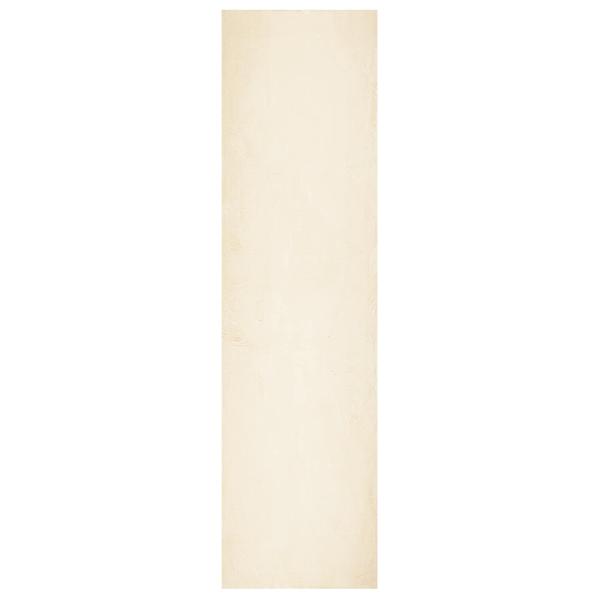 Mittlerer Flor weicher und waschbarer Teppich HUARTE Creme