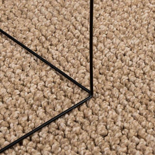 Innen- und Außenteppich AGIRA Natur 200 x 200 cm Polyester