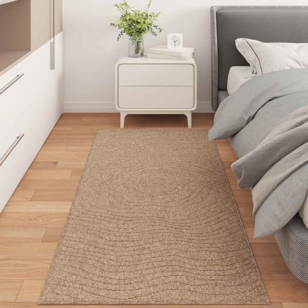 ARDEBO.de - Innen- und Außenteppich AGIRA Natur 150 x 80 cm Polyester