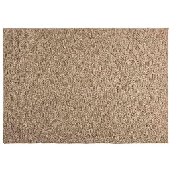 Innen- und Außenteppich AGIRA Natur 170 x 120 cm Polyester