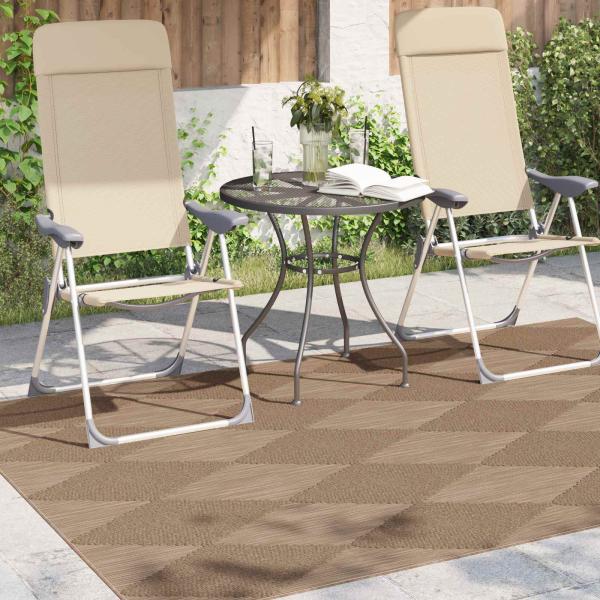Innen- und Außenteppich AGIRA Natur 230 x 160 cm Polyester