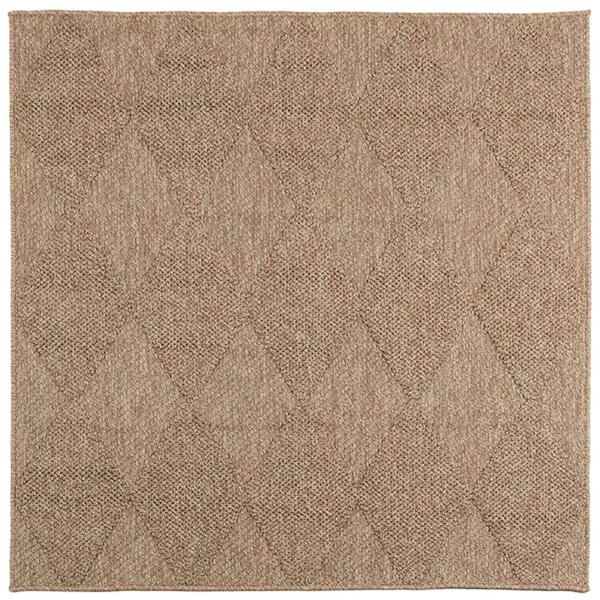 Innen- und Außenteppich AGIRA Natur 200 x 200 cm Polyester