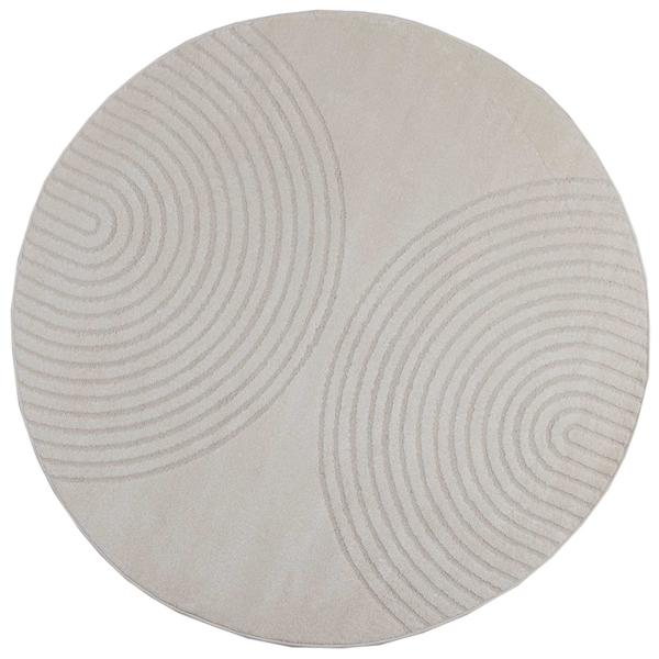 Innenteppich GALATI Creme Ø 200 CM Polyester