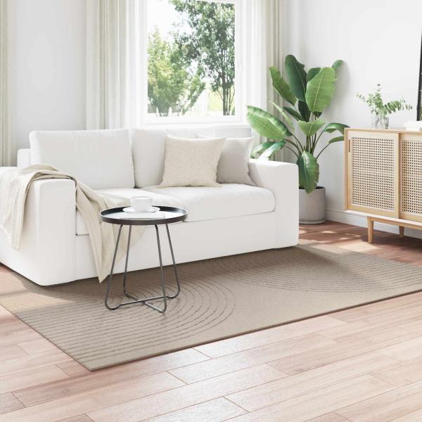 ARDEBO.de - Innenteppich GALATI Beige 200 x 140 cm Polyester