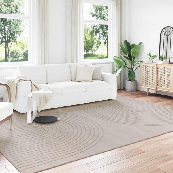 ARDEBO.de - Innenteppich GALATI Beige 200 x 280 cm Polyester Medium Pile