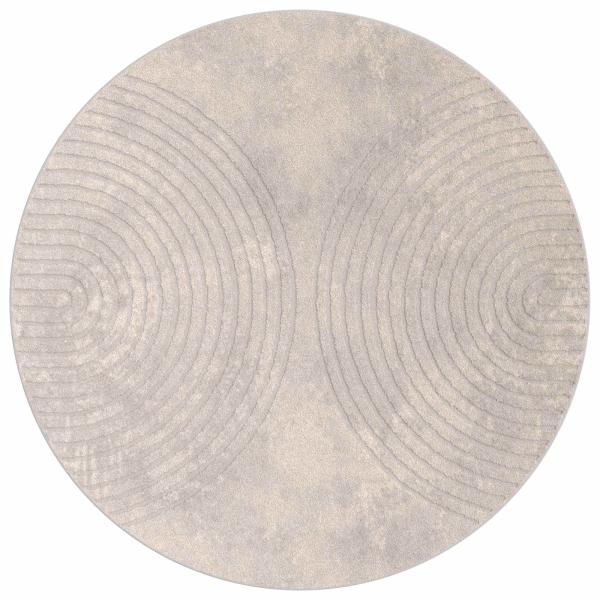 Innenteppich GALATI Beige Ø 200 CM Polyester
