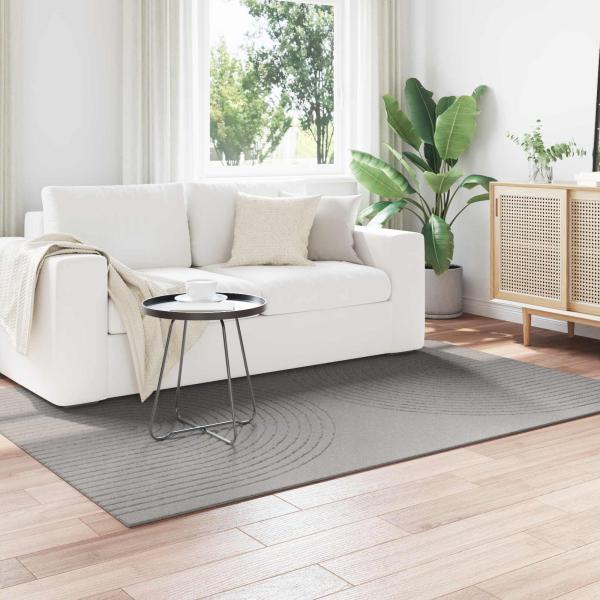 ARDEBO.de - Innenteppich GALATI Grau 170 x 120 cm Polyester