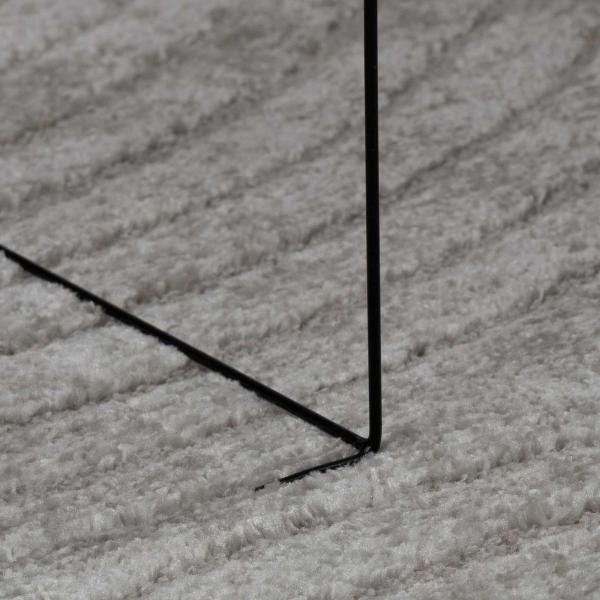 Bereichsteppiche Quadratisch GALATI Grau 200 x 200 cm Polyester