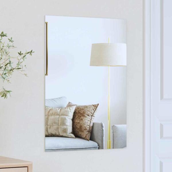 ARDEBO.de - Wandspiegel Rechtwinklig 70 x 50 cm Gehärtetes Glas