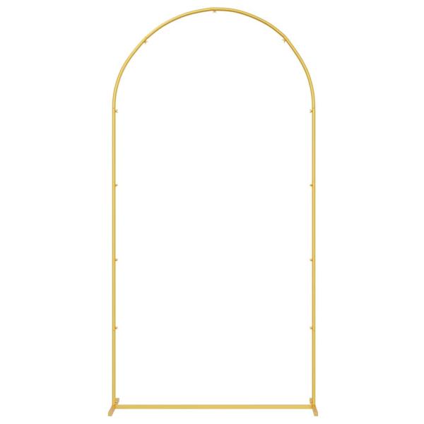 Hochzeitsbogen Gold 100 x 39 x 200 cm Stahl