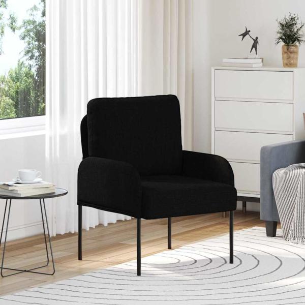 ARDEBO.de - Sofas mit Kissen 55cm Schwarz Sperrholz