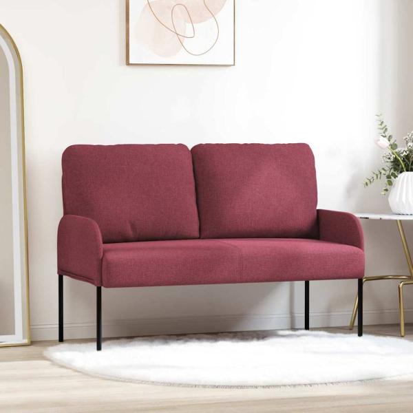 ARDEBO.de - Sofas mit Kissen 110cm Weinrot Sperrholz