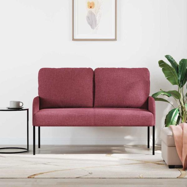 Sofas mit Kissen 110cm Weinrot Sperrholz