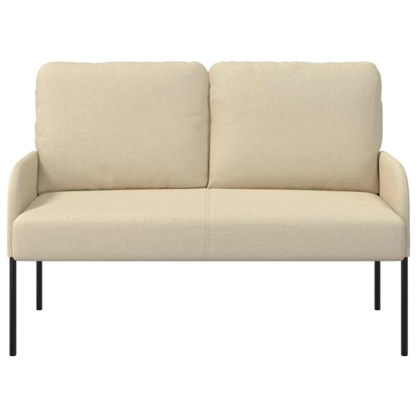 Sofas mit Kissen 110cm Creme Sperrholz