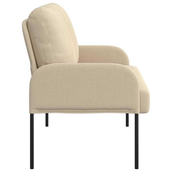 Sofas mit Kissen 110cm Creme Sperrholz